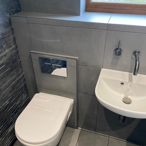 New bathroom suite fitted in Pembrokeshire