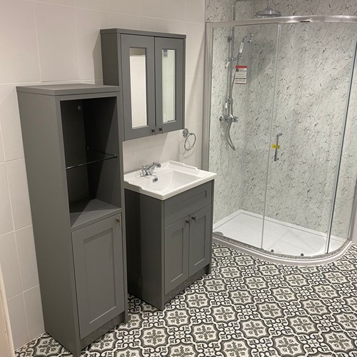 Modern bathroom renovation Pembrokeshire